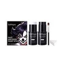 Eelhope Halloween Face Painting Stick Set Full Coverage Paint Clown Makeup Foundation Colorful R6q8