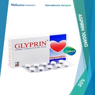 Duopharma Glyprin Tablets  (Aspirin 100mg + Glycine 45mg) - 30's