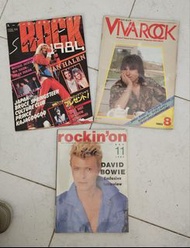 Music Magazine, Super Rock 1984, Viva Rock 1983, Rockin On 1983, David Bowie