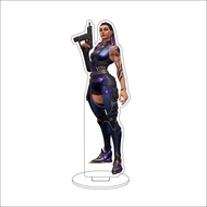 Bandai | 16CM Anime Game VALORANT Clove Jett Reyna Raze Breach Omen Cypher Killjoy Chamber Cos Acryl