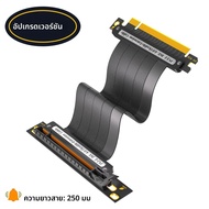 PCIE 4.0 สาย PCIE 4.0X16 Extender Riser สายป้องกันสูงทรัพย์สินที่มีประสิทธิภาพสําหรับกราฟิกการ์ด