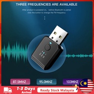 (Malaysia Stock) Mini Car Bluetooth 5.1 FM01 Transmitter Receiver Auto Wireless Audio For Car Fm Rad