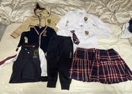 Aristle School Uniform Set 雅士圖Aristle幼稚園 PN/K1校服 (女生) + 書包