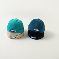 Korea Baby Dome Melon Skullies Beanie Cap Children Brimless Landlord Hat Adjustable Boy Girl Toddler