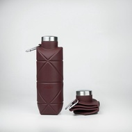 Smatt Origami Bottle / Foldable Botol Minum Lipat - Burgundy