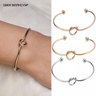 ZHOUMEIWENSP Love Knot Bracelets Can't Tie The Knot Adjustable Jewelry Fashion Bridesmaid Proposal G