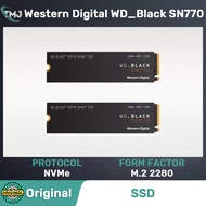 Western Digital WD SN770 WD_Black SN770 1TB 2TB SSD NVMe Gen4 PCIe M.2 2280 PCIe 4.0 X4 Drive Intern