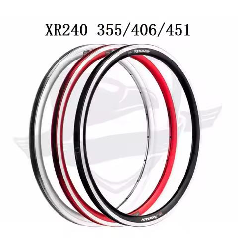 KINLIN XR240 18 / 20 Inch Rims 355 406 451 BMX Ultralight Aluminum Bike Rim Folding Bicycle Rim 16/2