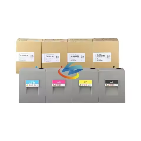 4PCS Pro C5200 Toner Cartridge Compatible for Ricoh Pro C5200 C5210 Copier Cartridges Supplies CMY50