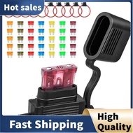 10Pack Inline Fuse Holder 12V,12 AWG Waterproof Fuse Holder with 35Pcs (5A/7.5A/10A/15A/20A/30A/40A)