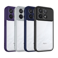 Transparent Shockproof Phone Case Xiaomi POCO F6 F7 Pro F7 Ultra 5G Casing Hard Acrylic Protection B