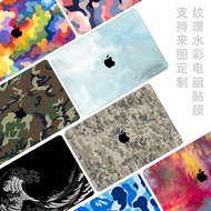Simple Texture Watercolor Camouflage Notebook Film Suitable for Apple MacBookAir13Pro15A1370 A1466 A