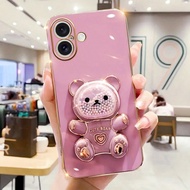 Bead Bear Holder Phone Case, Compatible With IPhone 16/15/14/13/12/11/XS/XR/XS Max/Plus, Galaxy A31/