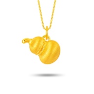 SK Jewellery Imperial Gourd 999 Pure Gold Pendant