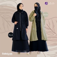 FATHIYAH OUTER MUSLIMAH BY ALIETHA JACKET WANITA TERBARU VIRAL KEKINIAN