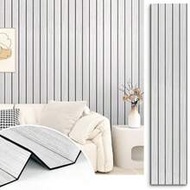 Light Gray Wood Grain Wall Panel 3D Wavy Wooden Soundproof Wall Panel Self-Adhesive Wall Panel, For 