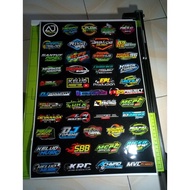 Remixer Dj Stickers - Pack of 45 Stickers - 69 Project Ajy One Zero Mcpc Tk60