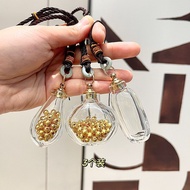 Save Little Golden Bean Storage Bottle High-end Glass Bottle Mini Bottle Gold Bean Storage Bottle St