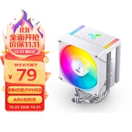 乔思伯（JONSBO）CR-1400EVO ARGB版白色款 CPU风冷散热器(镀镍4热管/主板同步/PWM/130mm高/多平台/附硅脂)