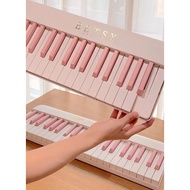 Trendy Pink Folding Piano 88 Keys Portable Besty