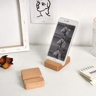 ins wooden phone holder small portable phone holder lazy phone holder mobile phone holder log phone 