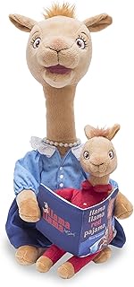 Cuddle Barn - Animated Mama Llama | Talking Stuffed Animal Plush Toy Recites Popular Children's Book