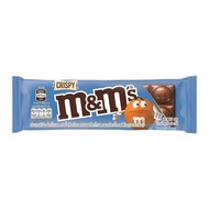 [แพ็ก 4 ชิ้น] M&M's Crispy เอ็มแอนด์เอ็ม คริสปี้ ช็อกโกแลตบาร์สอดไส้ข้าวพอง 44 กรัม x4 (10273452-B)