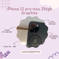 iphone 12 pro max 256gb graphite second fullset mulus terawat