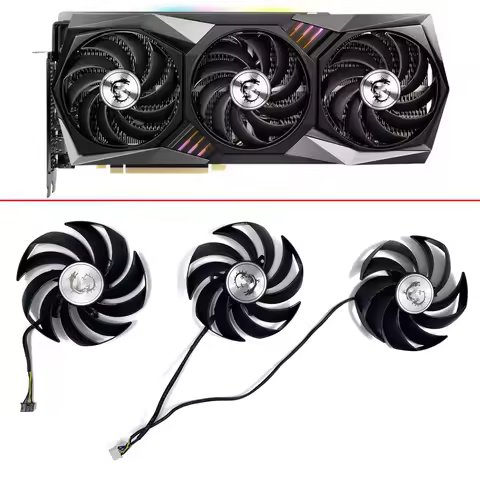 New 90MM Video Card Cooler Fan GPU Replacement for MSI GeForce RTX 3060 3070 3080 3090 3060Ti 3070TI