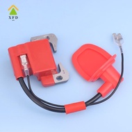 [XFD] High Red Coil For 47cc 49cc Quad Pocket Pit Dirt Bike ATV Stroke Engine Part With Spark Plug [