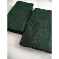HIJAU Lurik batik cloth, lurik woven drizzle bottle green, 2 meters long
