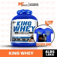 Muscle Kingdom King Whey Protein 2lbs/900g, 4 lbs/1.8 kg  - Makanan tambahan Whey Protin