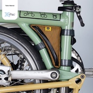 Folding Bike Bag Triangle Pouch Frame Bag for Folding Bike Xpac Fabric