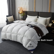 Hilton Hotel Quilt Feather Velvet Fluffy Comforter Weighted Warm Duvet Insert Selimut Tebal 棉被