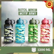 1200ML ARMY MOTIF TUMBLER DRINKING BOTTLE