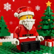 761PCS Up-Scaled Funny Santa Minifigure Building Blocks Model 40820 For Kids Adults Christmas Home D