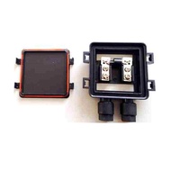 LazaraMall Solar Junction Box PV Connector with 4 Diodes for Solar Panel 190W-250W 9A
