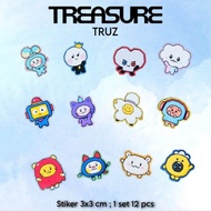 Treasure Truz Sticker set (1 set = 12pcs)