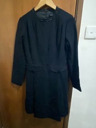 Bread n butter 黑色連身長裙 小黑裙 斯文 上班服