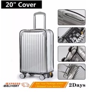 Waterproof Luggage Cover Transparent PVC Trolley Suitcase Cover Dust Luggage Protective Cover