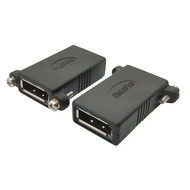 DisplayPort Female to Female Adapter Connector Coupler Extender Tool With Screw Panel DP to DP Adapt