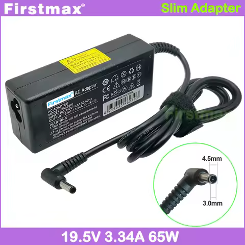 19.5V Power Supply 3.34A 65W Laptop Charger for Dell Vostro 15 5501 5502 5510 5515 5581 5590 P102F P
