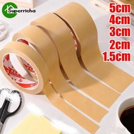 [H&L]1/2/3Roll Eco-Friendly Kraft Paper Tape Self-Adhesive High Adhesion, Water Free for Carton Seal