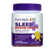 (exp 03/2025) Natrol Kids Sleep+ Immune Health Gummies with Melatonin Zinc Vitamin C and D Elderberr