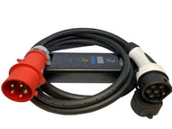 紅色工業頭 11/22kW TYPE2 電車充電器 Tesla BMW BENZ KIA