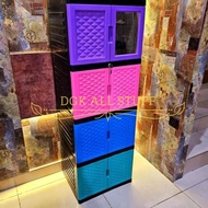 NEW!!! Lemari Baju Pakaian Mini Kecil 5 Lima 4 EMPAT SUSUN TINGKAT 3 TIGA SUSUN TINGKAT 2 DUA SUSUN 