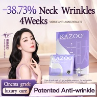 【live】KAZOO Neck Mask Anti Aging Firming Fade Neck Wrinkles Moisturizing Tighten Brighten Neck Care