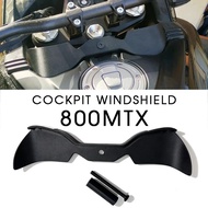 For CFMOTO MTX800 800MTX Motorcycle Cockpit Windshield For CF-MOTO 800MT-X MT-X 800 800 MTX Windscre
