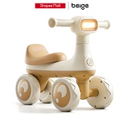 Beige Balance bike There Are Songs. With Lights 2-5 Years Old basikal budak