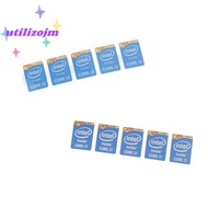 [utilizojmS] 5pcs 4th Generation Intel Core I3 I5 I7 Sticker Label Notebook Decoration new